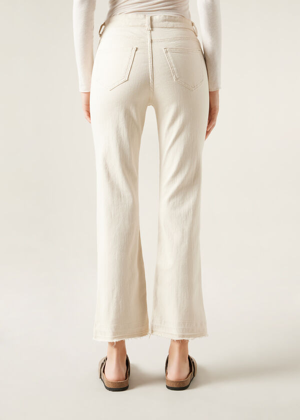 Calzedonia Vaqueros Acampanados Cropped Oferta exclusiva