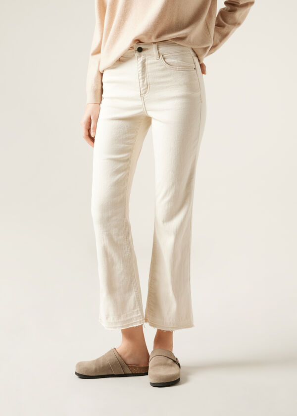 Calzedonia Vaqueros Acampanados Cropped Oferta exclusiva
