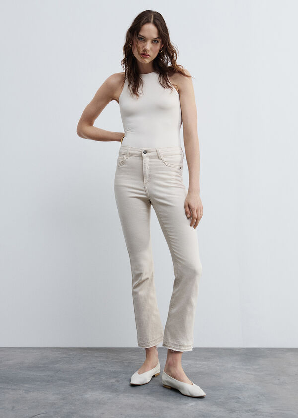 Calzedonia Vaqueros Acampanados Cropped Oferta exclusiva