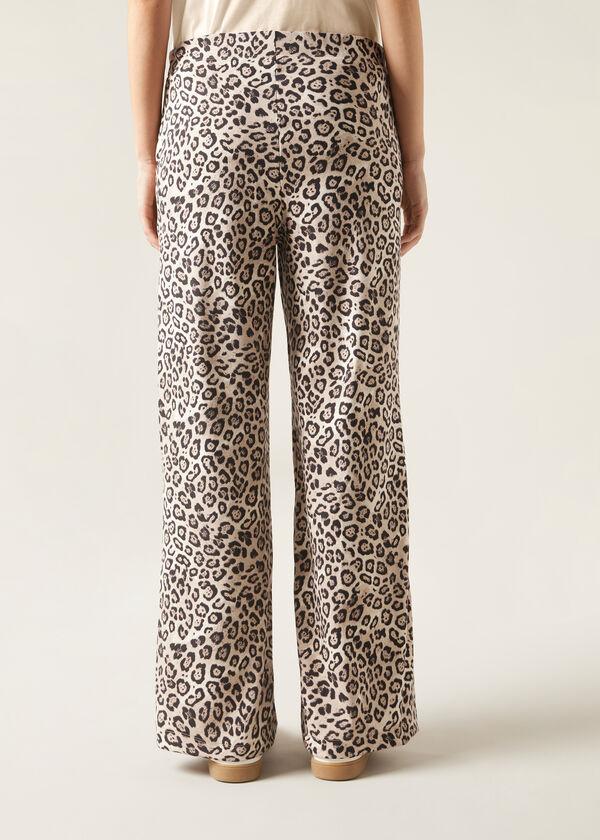 Calzedonia Pantalón Palazzo Luxlounge Animalier Grandes ahorros