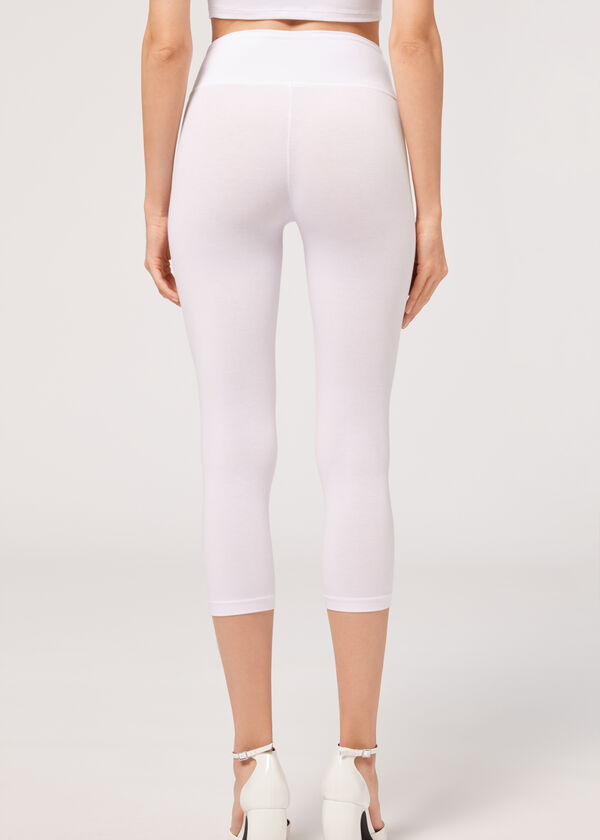Calzedonia Leggings Capri De Algodón Ligero Envío gratis