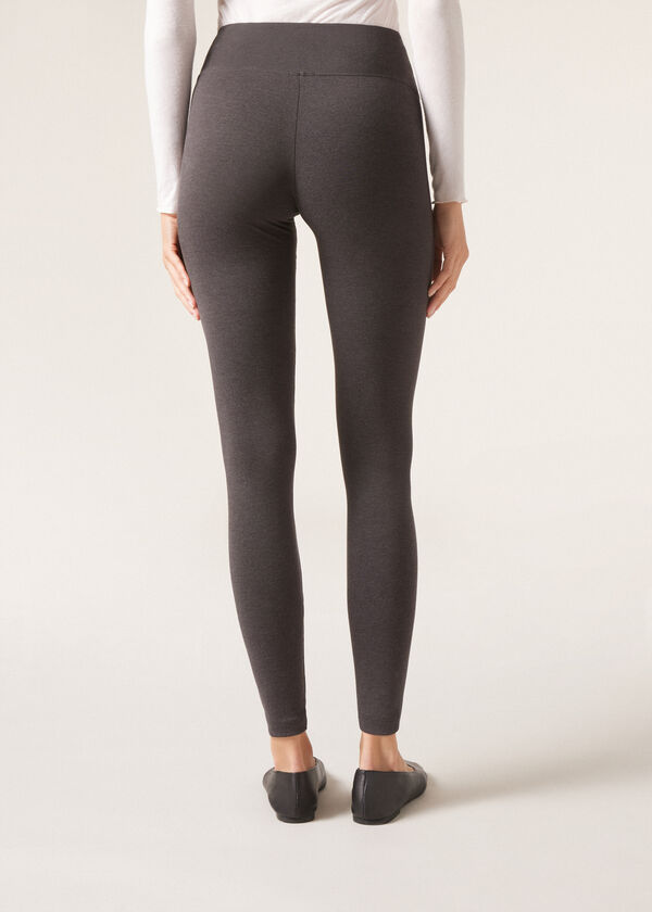 Calzedonia Leggings de algodón para mujer Oferta especial