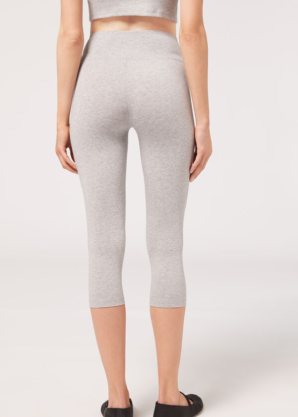 Calzedonia Leggings Capri De Algodón Ligero COMPRAR AHORA