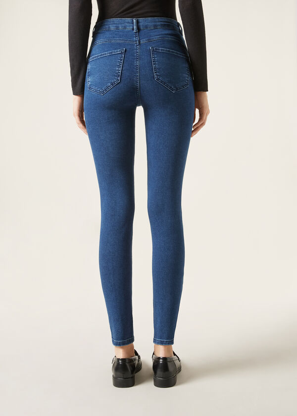 Calzedonia Vaqueros Push Up Skinny de Cintura Alta Soft Touch Grandes ahorros