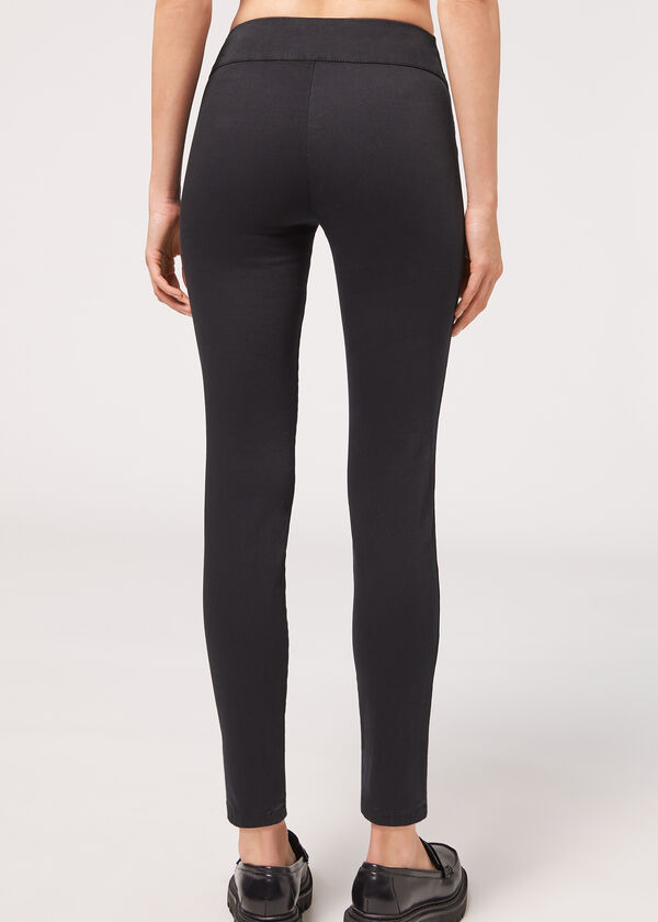 Calzedonia Leggings de Denim Skinny de Cintura Alta Precio ultrabajo