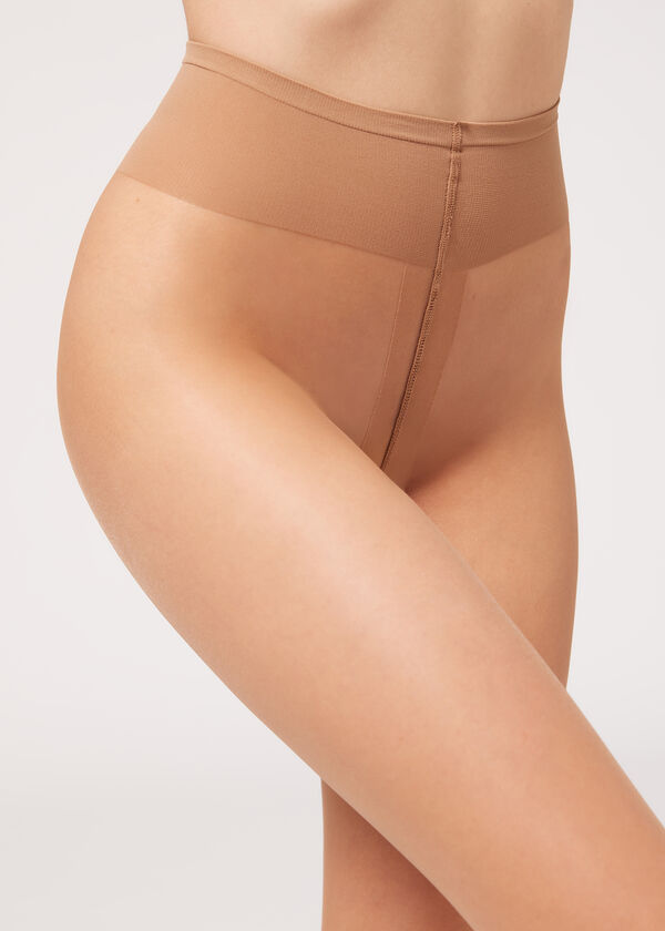 Calzedonia Pantis Segunda Piel Transparente 15 Deniers Mate 2025
