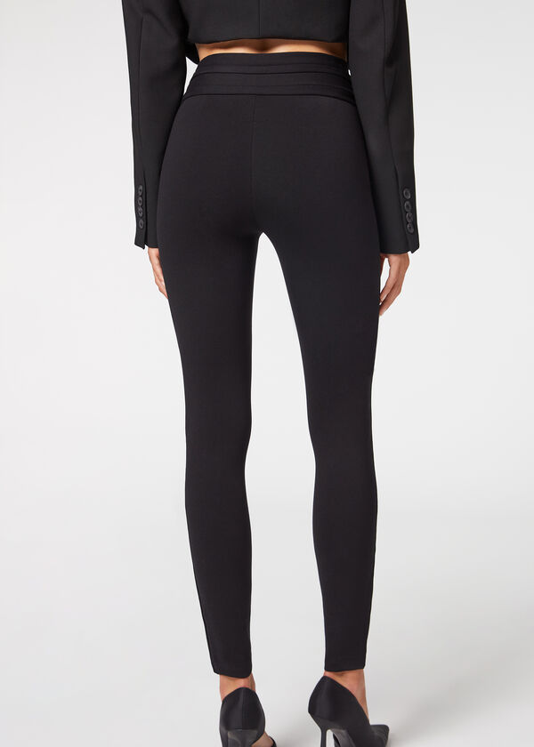 Calzedonia Pantalón Sailor Efecto Shapping Con Detalle Botones Rebajas de fábrica
