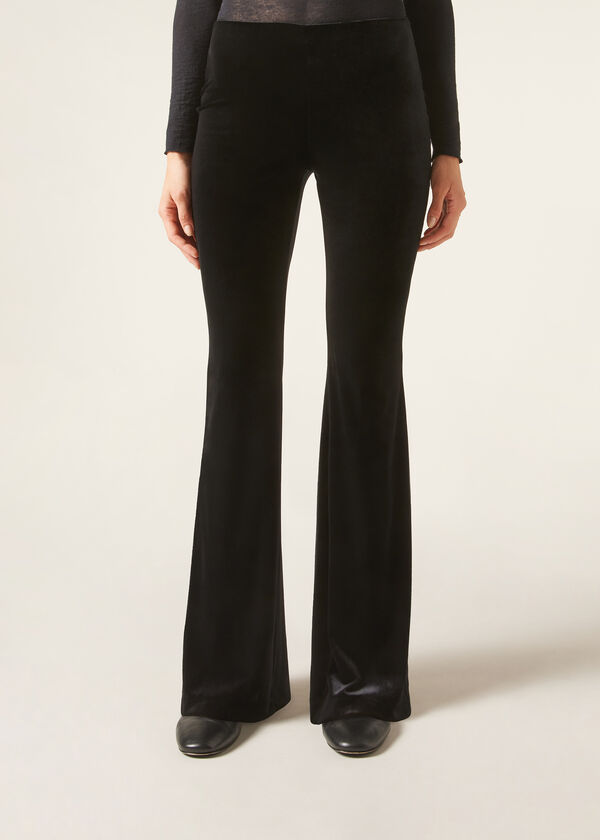 Calzedonia Pantalón Flare Terciopelo