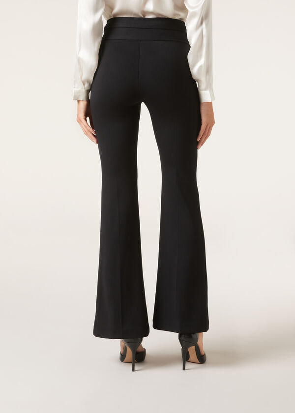 Calzedonia Pantalón Flare Sailor Efecto Shapping Con Detalle Botones Rebajas