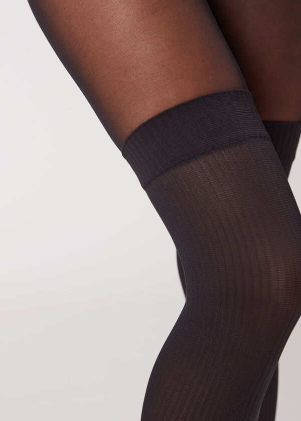 Calzedonia Panty Efecto Calza Canalé Mejor oferta