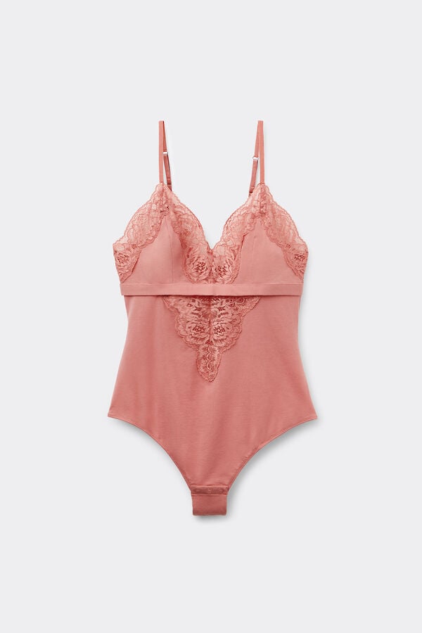 Intimissimi Body de Algodón y Encaje Embrace Simplicity Liquidación
