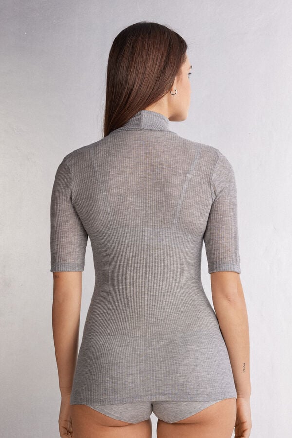 Intimissimi Camiseta de Cuello Alto Ultranatural con Cashmere Grandes ahorros