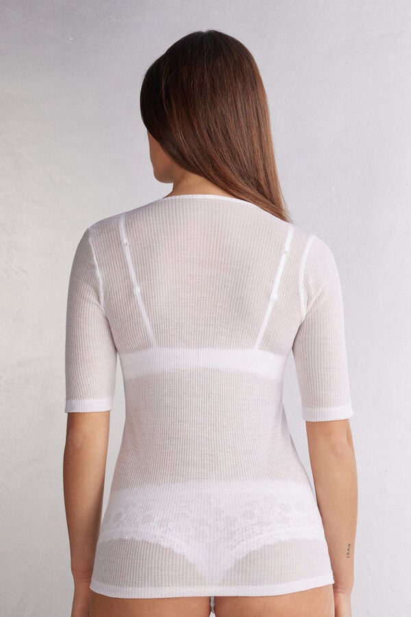 Intimissimi Camiseta de Manga Corta Ultranatural con Cashmere Venta caliente