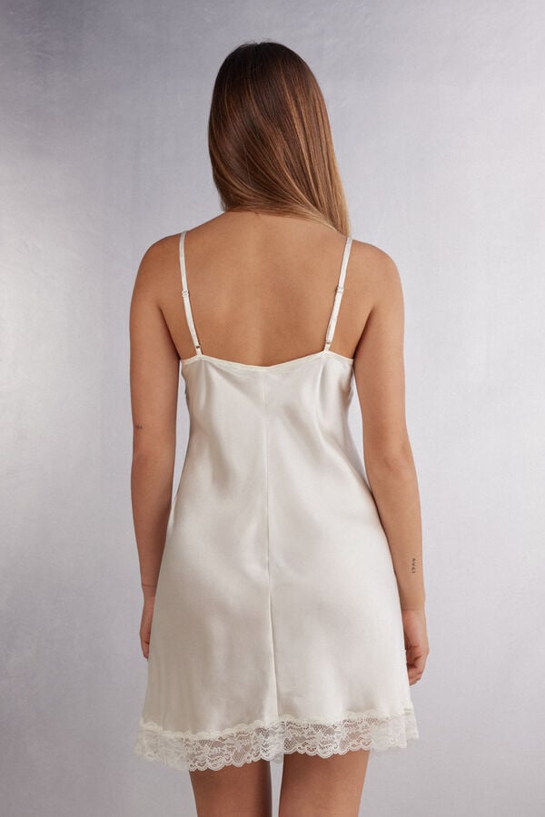 Intimissimi Enagua de Seda y Aplicaciones de Encaje Rebajas online