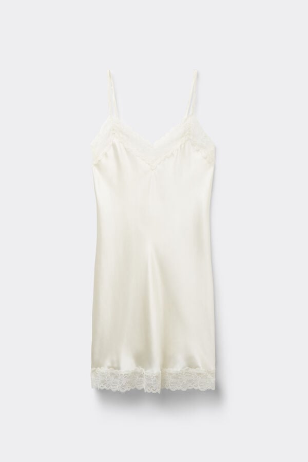 Intimissimi Enagua de Seda y Aplicaciones de Encaje Rebajas online