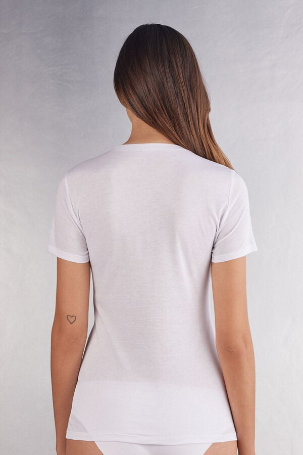 Intimissimi Camiseta de Manga Corta de Algodón Ultrafresh Ofertas de temporada