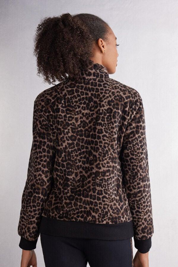 Intimissimi Bómber de Forro Polar Moteado Luxurious Leopard Ofertas
