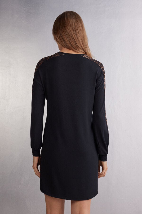 Intimissimi Camisón de Modal Luxurious Leopard Venta caliente