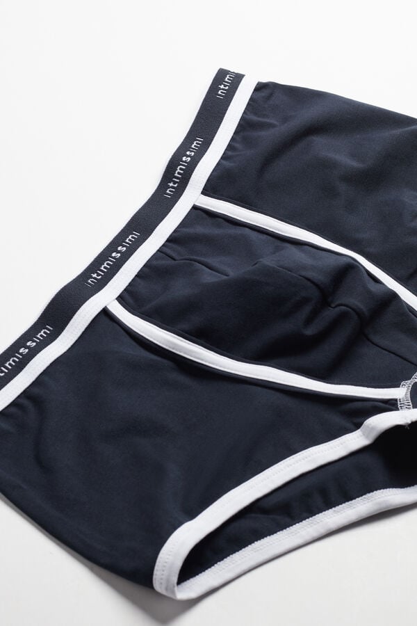 Intimissimi Calzoncillos bóxer en algodón para hombre elastizado con logotipo Outlet