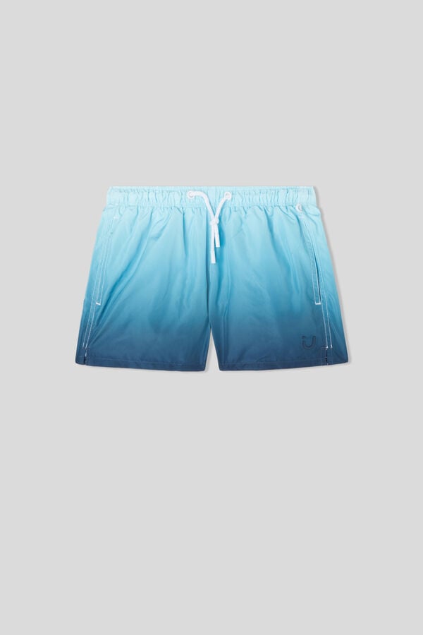 Intimissimi Bañador Bóxer con Estampado Degradado Azul para Niños Tienda