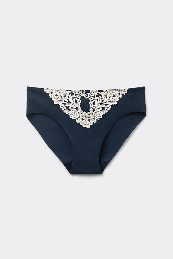 Intimissimi Braguita de algodón sin costuras con encaje Ahorra y exporta