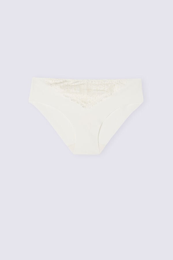 Intimissimi Braguita de algodón sin costuras con encaje Precios de Black Friday