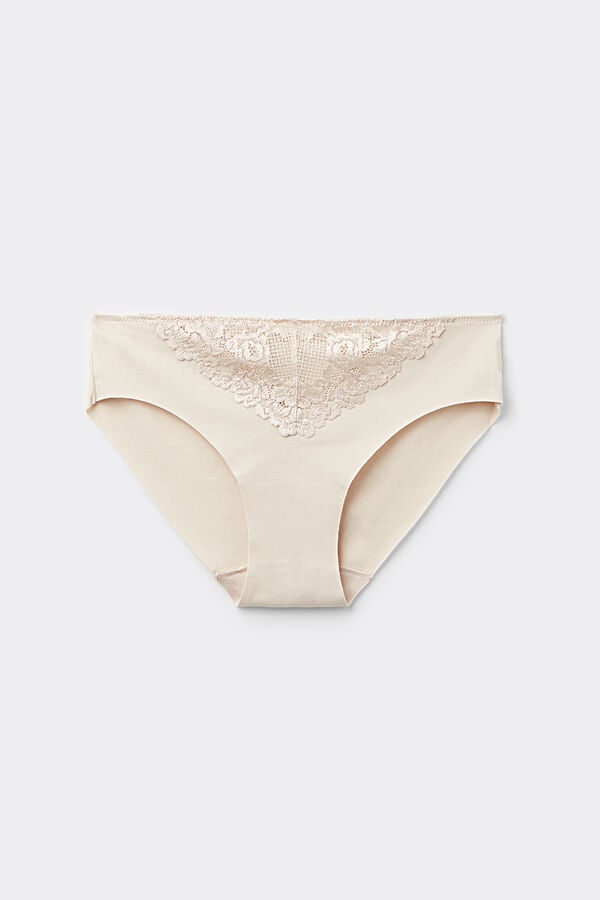 Intimissimi Braguita de algodón sin costuras con encaje Descuentos del mes
