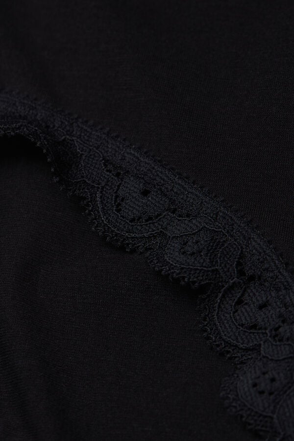 Intimissimi Braguita Culotte de Talle Alto de Algodón y Encaje Últimos 3 días