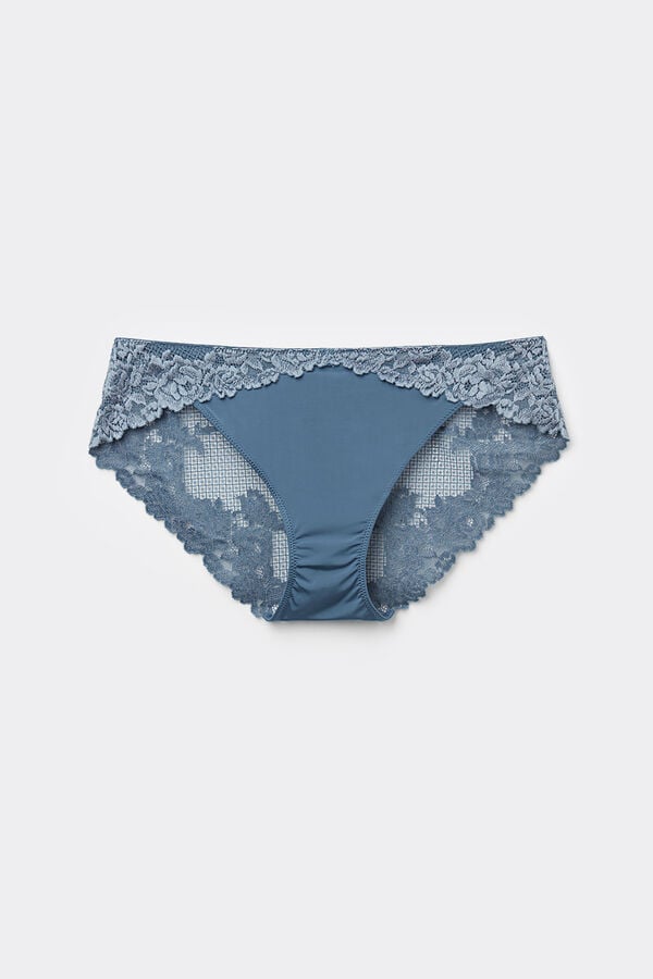 Intimissimi Braga transparente en parte trasera con microfibra y encaje Pretty Flowers Libre de impuestos