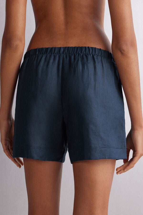 Intimissimi Pantalón Corto en Tela de Lino Envío gratis