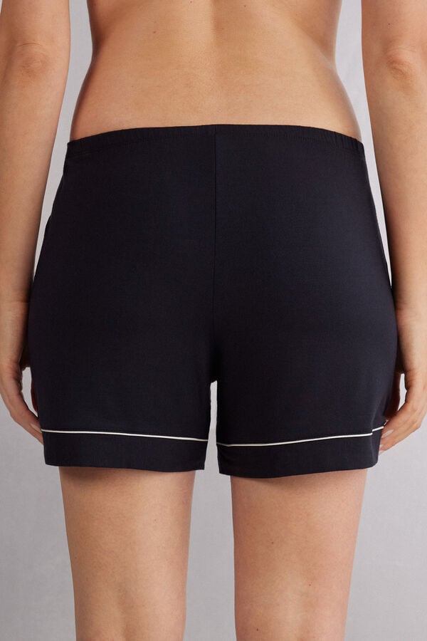 Intimissimi Pantalón Corto de Modal con Bordes en Contraste Último día