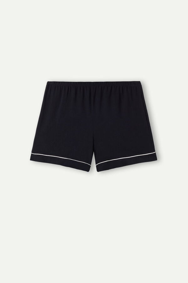 Intimissimi Pantalón Corto de Modal con Bordes en Contraste Último día