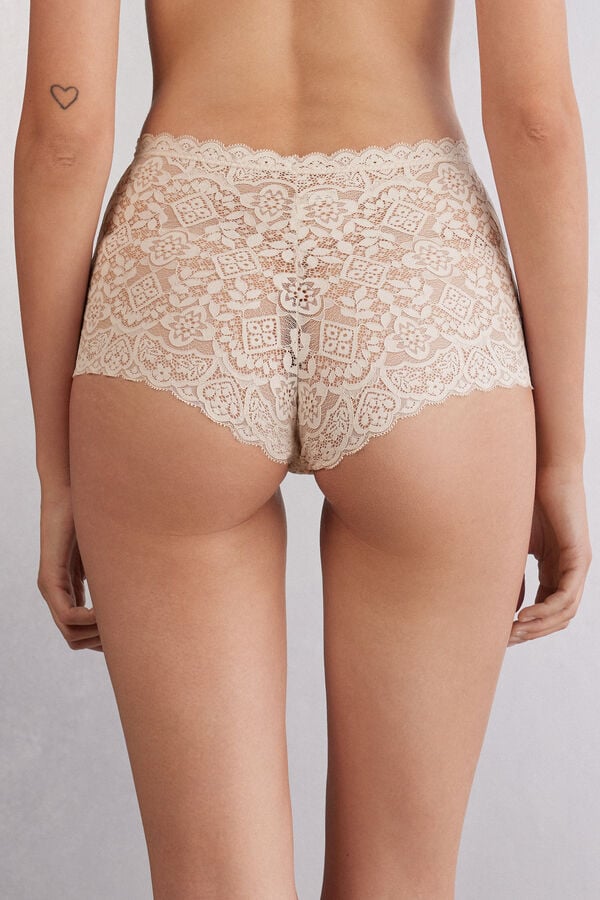 Intimissimi Braguita Culotte de Talle Alto de Encaje Rebajas de fin de temporada