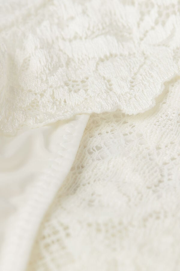 Intimissimi Braga transparente en parte trasera con microfibra y encaje Pretty Flowers Rebajas de fábrica
