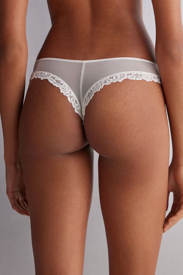 Intimissimi Braga con encaje floral brasileña Pretty Flowers Rebajas top