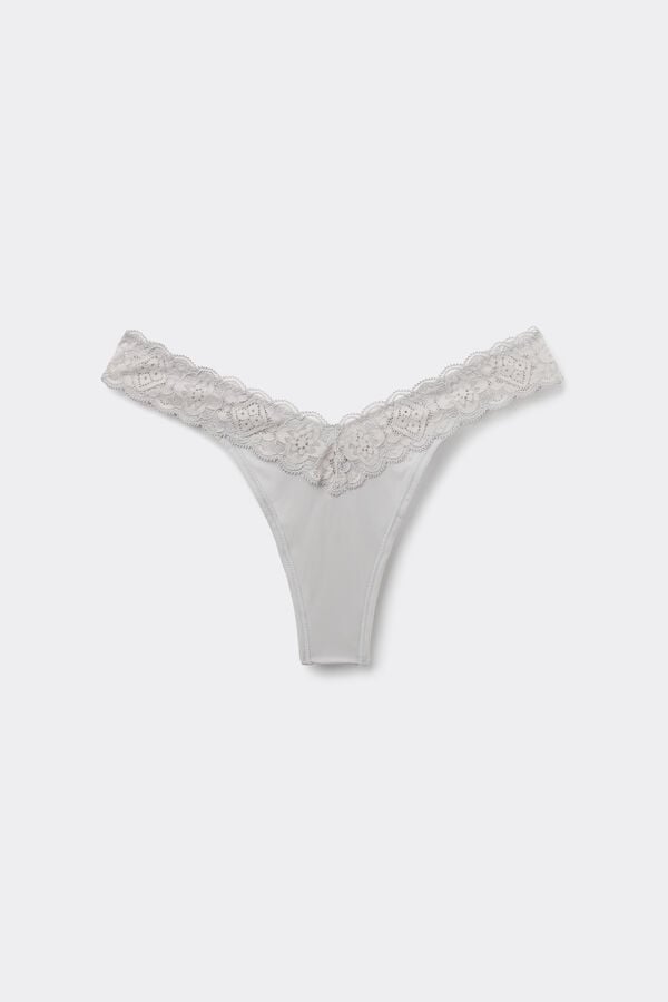 Intimissimi Brasileña de Encaje y Microfibra Estilo de los Años 80 Ahorra y exporta