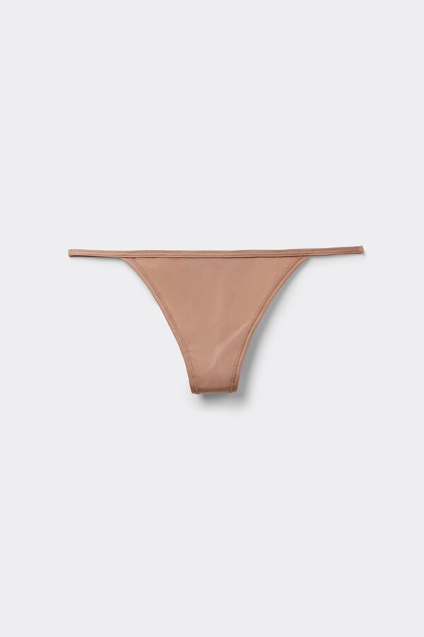 Intimissimi Tanga con Tira Lateral de Microfibra Ultraligera Descuentos del mes