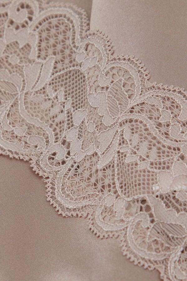 Intimissimi Enagua de Seda y Aplicaciones de Encaje Ofertas de temporada