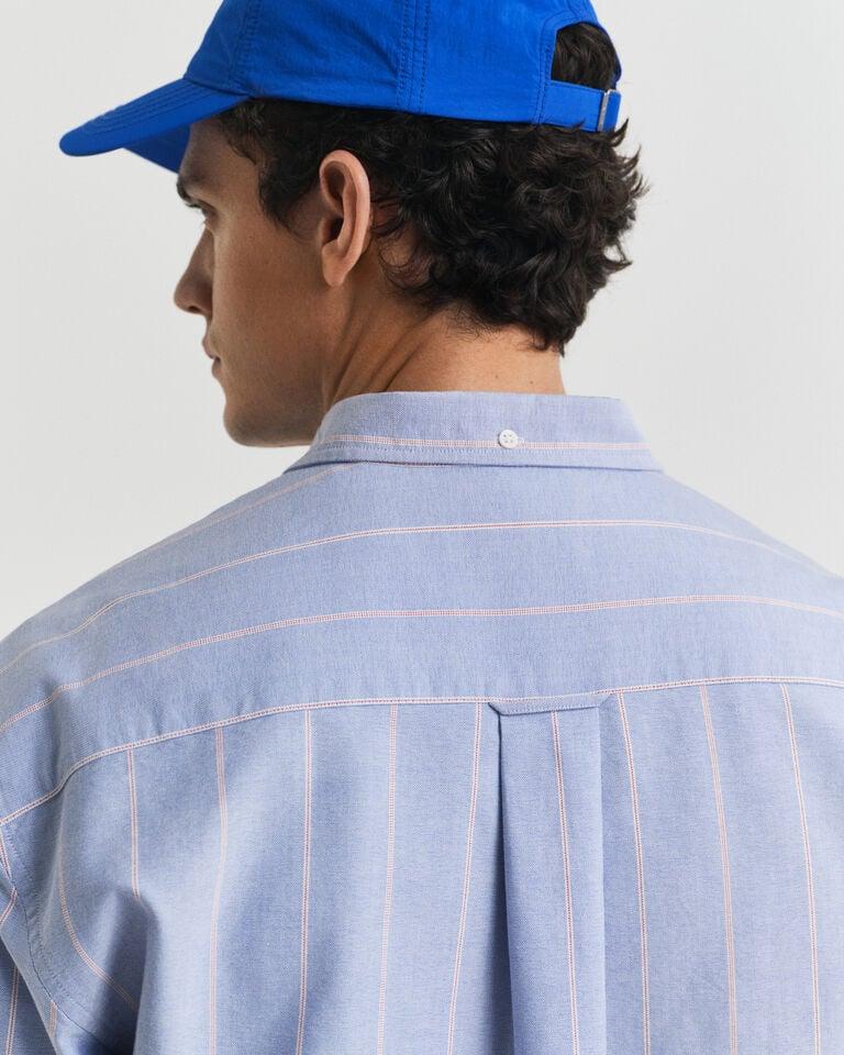 Gant Camisa Oxford Relaxed Fit Heritage a rayas Tienda de fábrica
