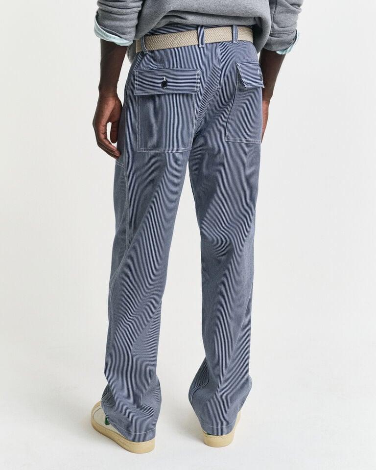 Gant Vaqueros Relaxed Fit a rayas Hickory Grandes ahorros