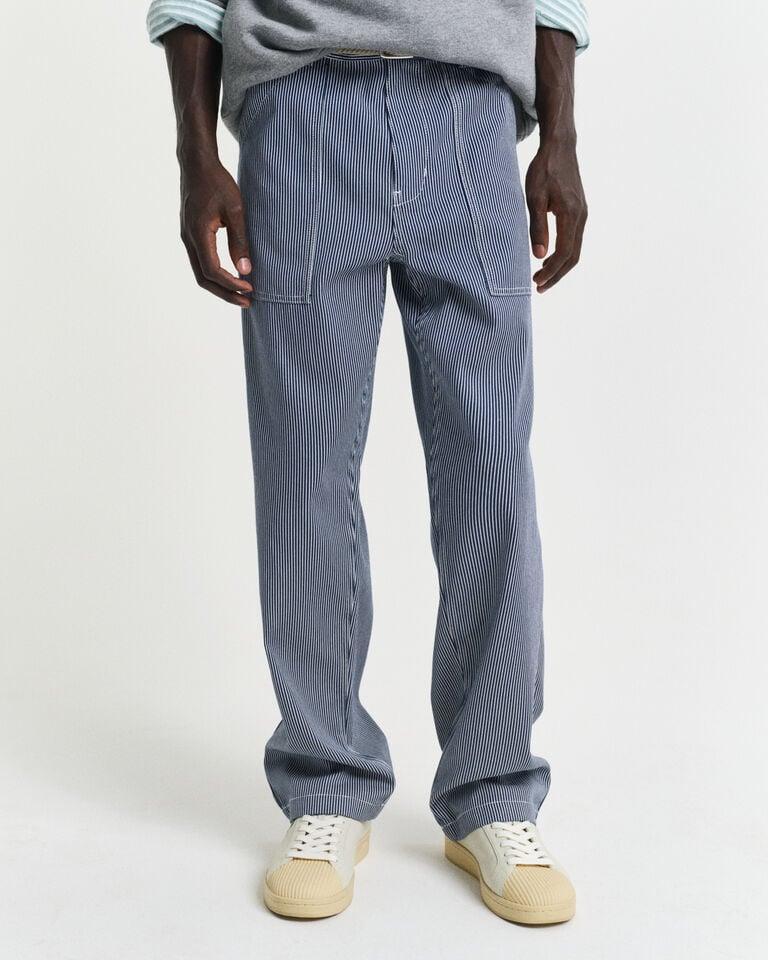 Gant Vaqueros Relaxed Fit a rayas Hickory Grandes ahorros