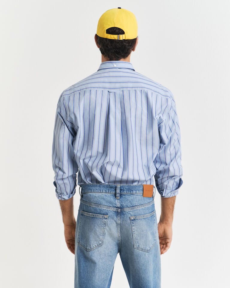 Gant Camisa Relaxed Fit Heritage Poplin a rayas Devoluciones gratuitas