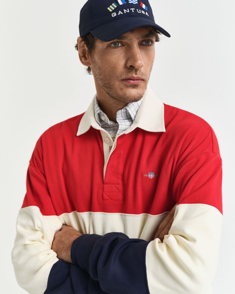 Gant Heavy Rugger con diseño de bloques Venta caliente