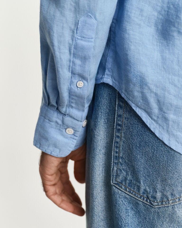 Gant Camisa Regular Fit de lino teñido en prenda Tienda