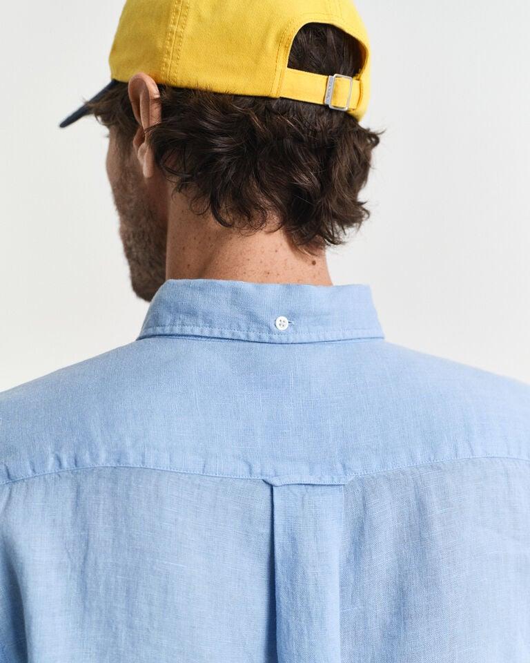 Gant Camisa Regular Fit de lino teñido en prenda Tienda