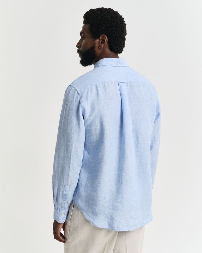 Gant Camisa Regular Fit de lino Oferta especial