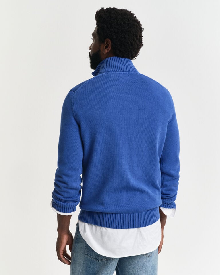 Gant Jersey de algodón con media cremallera Casual Grandes descuentos