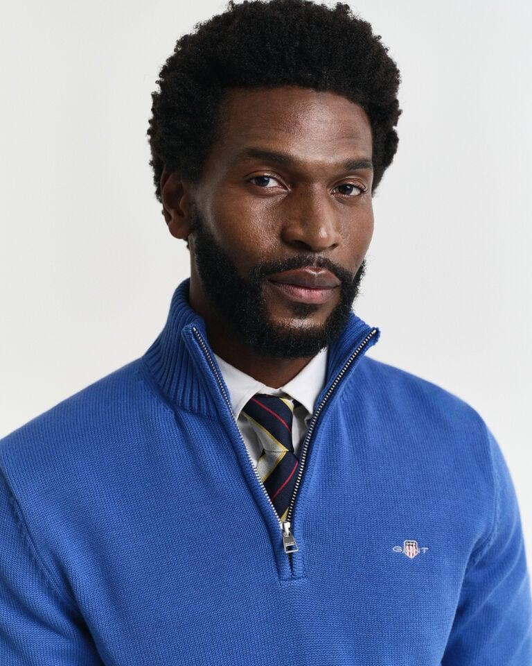 Gant Jersey de algodón con media cremallera Casual Grandes descuentos