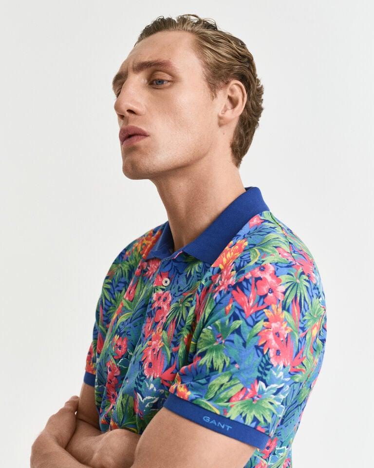 Gant Polo con estampado tropical multicolor Precios de Black Friday