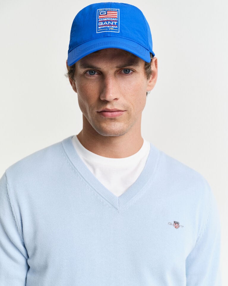 Gant Jersey clásico de algodón con cuello de pico En oferta